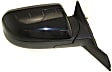 Passenger Side Mirror, Power Adjust, Manual Folding, Non-Heated, Paintable, No Signal Light, No Memory, No Puddle Light, No Auto-Dimming, No Blind Spot Feature