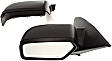 2006-2010 Ford Fusion - Driver Side Mirror, Power Adjust, Heated, Non-Folding, With 1 Paintable and 1 Textured Black Cap, No Signal Light, No Memory, No Puddle Light, No Auto-Dimming, No Blind Spot Feature