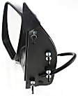 4-bolt mount, Driver Side Mirror, Power Adjust, Non-Heated, Manual Folding, Textured Black, No Signal Light, No Memory, No Puddle Light, No Auto-Dimming, No Blind Spot Feature
