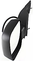 4-bolt mount, Driver Side Mirror, Power Adjust, Non-Heated, Manual Folding, Textured Black, No Signal Light, No Memory, No Puddle Light, No Auto-Dimming, No Blind Spot Feature