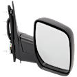 2008 Ford E-250 Base - Passenger Side Mirror, Power, Non-Heated, Textured Black, Manual Folding, No Signal Light, No Blind Spot Feature, No Memory, No Puddle Light, No Auto-Dimming
