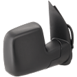 2008 Ford E-250 Base - Passenger Side Mirror, Power, Non-Heated, Textured Black, Manual Folding, No Signal Light, No Blind Spot Feature, No Memory, No Puddle Light, No Auto-Dimming
