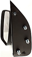 4-bolt mount, Driver Side Mirror, Manual Adjust, Non-Heated, Manual Folding, Textured Black, No Signal Light, No Memory, No Puddle Light, No Auto-Dimming, No Blind Spot Feature