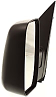 4-bolt mount, Driver Side Mirror, Manual Adjust, Non-Heated, Manual Folding, Textured Black, No Signal Light, No Memory, No Puddle Light, No Auto-Dimming, No Blind Spot Feature