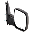 4-bolt mount, Passenger Side Mirror, Manual Adjust, Non-Heated, Manual Folding, Textured Black, No Signal Light, No Memory, No Puddle Light, No Auto-Dimming, No Blind Spot Feature
