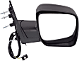 4-bolt mount, Passenger Side Mirror, Power Adjust, Non-Heated, Manual Folding, Textured Black, No Signal Light, No Memory, No Puddle Light, No Auto-Dimming, No Blind Spot Feature