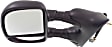 2009-2014 Ford E-150 - 4-bolt mount, Driver Side Towing Mirror, Power, Non-Heated, Manual Folding, Textured Black, No Signal Light, No Memory, No Puddle Light, No Auto-Dimming, No Blind Spot Feature