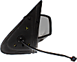 Passenger Side Mirror, Non-Towing, Power Adjust, Manual Folding, Heated, Paintable, No Signal Light, No Memory, With Puddle Light, No Auto-Dimming, No Blind Spot Feature