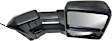 2008 Ford F-550 Super Duty - Passenger Side Towing Mirror, Power Adjust, Heated, Textured Black, Manual Folding, In-housing Signal Light, With Blind Spot Glass, No Memory, No Puddle Light, No Auto-Dimming