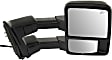 2008 Ford F-550 Super Duty - Passenger Side Towing Mirror, Power Adjust, Heated, Textured Black, Manual Folding, In-housing Signal Light, With Blind Spot Glass, No Memory, No Puddle Light, No Auto-Dimming