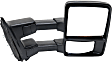 2008 Ford F-250 Super Duty - Passenger Side Towing Mirror, Manual Adjust, Non-Heated, Textured Black, Manual Folding, No Signal Light, With Blind Spot Glass, No Memory, No Puddle Light, No Auto-Dimming