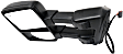 Driver Side Towing Mirror, Power Adjust, Heated, Manual Folding, Textured Black, In-housing Signal Light, Without Memory Recall, No Puddle Light, No Auto-Dimming, With Blind Spot Glass