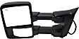 Driver Side Towing Mirror, Power Adjust, Heated, Manual Folding, Textured Black, In-housing Signal Light, Without Memory Recall, No Puddle Light, No Auto-Dimming, With Blind Spot Glass