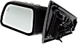 2013 Ford Edge - Driver Side Mirror, Power Adjust, Heated, Paintable, Manual Folding, In-housing Signal Light, With Blind Spot Detection in Glass, No Memory, With Puddle Light, No Auto-Dimming