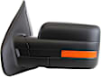 2010 Ford F-150 - Driver Side Mirror, Power Adjust, Heated, Textured Black, Manual Folding, In-housing Signal Light, No Blind Spot Feature, No Memory, No Puddle Light, No Auto-Dimming