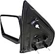 Driver Side Mirror, Power Adjust, Non-Heated, Manual Folding, Textured Black, No Signal Light, No Memory, No Puddle Light, No Auto-Dim, No Blind Spot Feature