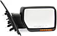 2010 Ford F-150 XLT - Passenger Side Mirror, 2009 To 2010 Style, Power Adjust, Heated, Textured Black, Manual Folding, In-housing Signal Light, No Blind Spot Feature, No Memory, No Puddle Light, No Auto-Dimming