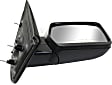 2010 Ford F-150 FX4 - Passenger Side Mirror, Manual Adjust, Non-Heated, Textured Black, Manual Folding, No Signal Light, No Blind Spot Feature, No Memory, No Puddle Light, No Auto-Dimming