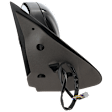 Driver Side Mirror, Non-Towing, Power Adjust, Manual Folding, Heated, Paintable, In-housing Signal Light, With memory, No Puddle Light, No Auto-Dimming, No Blind Spot Feature