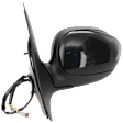 Driver Side Mirror, Non-Towing, Power Adjust, Manual Folding, Heated, Paintable, In-housing Signal Light, With memory, No Puddle Light, No Auto-Dimming, No Blind Spot Feature