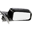 Passenger Side Mirror, Power Adjust, Manual Folding, Non-Heated, Paintable, No Signal Light, No Memory, No Puddle Light, No Auto-Dimming, No Blind Spot Feature