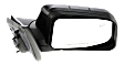 Passenger Side Mirror, Power Adjust, Manual Folding, Heated, Paintable, No Signal Light, With memory, With Puddle Light, No Auto-Dimming, No Blind Spot Feature