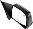 Passenger Side Mirror, Power Adjust, Manual Folding, Heated, Paintable, No Signal Light, With memory, With Puddle Light, No Auto-Dimming, No Blind Spot Feature