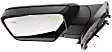 Driver Side Mirror, Non-Towing, Power Adjust, Manual Folding, Heated, Textured Black, No Signal Light, No Memory, With Puddle Light, No Auto-Dimming, No Blind Spot Feature