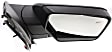 Passenger Side Mirror, Non-Towing, Power Adjust, Manual Folding, Heated, Textured Black, No Signal Light, No Memory, With Puddle Light, No Auto-Dimming, No Blind Spot Feature