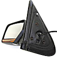2007-2017 Ford Expedition - Driver Side Mirror, Non-Towing, Power, Manual Folding, Heated, Textured Black, In-housing Signal Light, With memory, With Puddle Light, No Auto-Dimming, No Blind Spot Feature