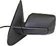 2007-2017 Ford Expedition - Driver Side Mirror, Non-Towing, Power, Manual Folding, Heated, Textured Black, In-housing Signal Light, With memory, With Puddle Light, No Auto-Dimming, No Blind Spot Feature