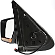 2007 Lincoln Navigator - Driver Side Mirror, Power Adjust, Heated, Paintable, Power Folding, In-housing Signal Light, No Blind Spot Feature, With Memory, With Puddle Light, No Auto-Dim