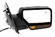 Passenger Side Mirror, Non-Towing, Power, Power Folding, Heated, Paintable, In-housing Signal Light, With memory, With Puddle Light, No Auto-Dimming, No Blind Spot Feature