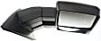 2007-2012 Ford F-150 - Passenger Side Towing Mirror, Power Adjust, Heated, Manual Folding, Textured Black, In-housing Signal Light, No Memory, With Puddle Light, No Auto-Dimming, No Blind Spot Feature
