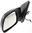 Driver Side Mirror, Non-Towing, Power Adjust, Manual Folding, Heated, Textured Black, No Signal Light, No Memory, No Puddle Light, No Auto-Dimming, No Blind Spot Feature