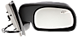 Passenger Side Mirror, Non-Towing, Power Adjust, Manual Folding, Heated, Textured Black, No Signal Light, No Memory, No Puddle Light, No Auto-Dimming, No Blind Spot Feature