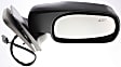 Passenger Side Mirror, Non-Towing, Power Adjust, Manual Folding, Heated, Textured Black, No Signal Light, No Memory, No Puddle Light, No Auto-Dimming, No Blind Spot Feature