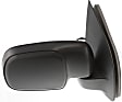 Passenger Side Mirror, Non-Towing, Power Adjust, Manual Folding, Heated, Textured Black, No Signal Light, No Memory, No Puddle Light, No Auto-Dimming, No Blind Spot Feature