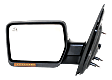 Driver Side Mirror, Power Adjust, Heated, Power Folding, Paintable, In-housing Signal Light, With Memory, With Puddle Light, No Auto-Dim, No Blind Spot Feature