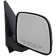Passenger Side Mirror, Manual Adjust, Manual Folding, Non-Heated, Textured Black, No Signal Light, No Memory, No Puddle Light, No Auto-Dimming, No Blind Spot Feature