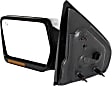 2007 Lincoln Mark LT - Driver Side Mirror, Power Adjust, Heated, Chrome, Power Folding, In-housing Signal Light, No Blind Spot Feature, With Memory, With Puddle Light, No Auto-Dimming