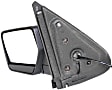 Driver Side Mirror, Non-Towing, Power Adjust, Manual Folding, Non-Heated, Textured Black, No Signal Light, No Memory, With Puddle Light, No Auto-Dimming, No Blind Spot Feature