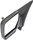 Driver Side Mirror, Non-Towing, Power Adjust, Manual Folding, Non-Heated, Textured Black, No Signal Light, No Memory, With Puddle Light, No Auto-Dimming, No Blind Spot Feature