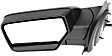 Driver Side Mirror, Non-Towing, Power Adjust, Manual Folding, Non-Heated, Textured Black, No Signal Light, No Memory, With Puddle Light, No Auto-Dimming, No Blind Spot Feature