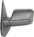 Driver Side Mirror, Non-Towing, Power Adjust, Manual Folding, Non-Heated, Textured Black, No Signal Light, No Memory, With Puddle Light, No Auto-Dimming, No Blind Spot Feature