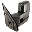 2014 Ford F-150 - Driver Side Towing Mirror, Power Adjust, Heated, Paintable, Manual Folding, In-housing Signal Light, With Blind Spot Glass, With Memory, With Puddle Light, No Auto-Dimming