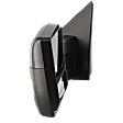 2014 Ford F-150 - Driver Side Towing Mirror, Power Adjust, Heated, Paintable, Manual Folding, In-housing Signal Light, With Blind Spot Glass, With Memory, With Puddle Light, No Auto-Dimming