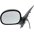Driver Side Mirror, Non-Towing, Power Adjust, Manual Folding, Heated, Textured Black, No Signal Light, No Memory, No Puddle Light, No Auto-Dimming, No Blind Spot Feature