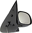 Crew Cab Pickup Passenger Side Mirror, Power Adjust, Non-Heated, Manual Folding, Paintable, In-housing Signal Light, No Memory, No Puddle Light, No Auto-Dim, No Blind Spot Feature