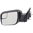 Driver Side Mirror, Power, Manual Folding, Non-Heated, Textured Black, No Signal Light, No Memory, No Puddle Light, No Auto-Dimming, With Blind Spot Glass